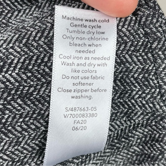 Athleta Women's Small Delancey Herringbone Tight High Rise Zip Pocket Leggings - Picture 11 of 16